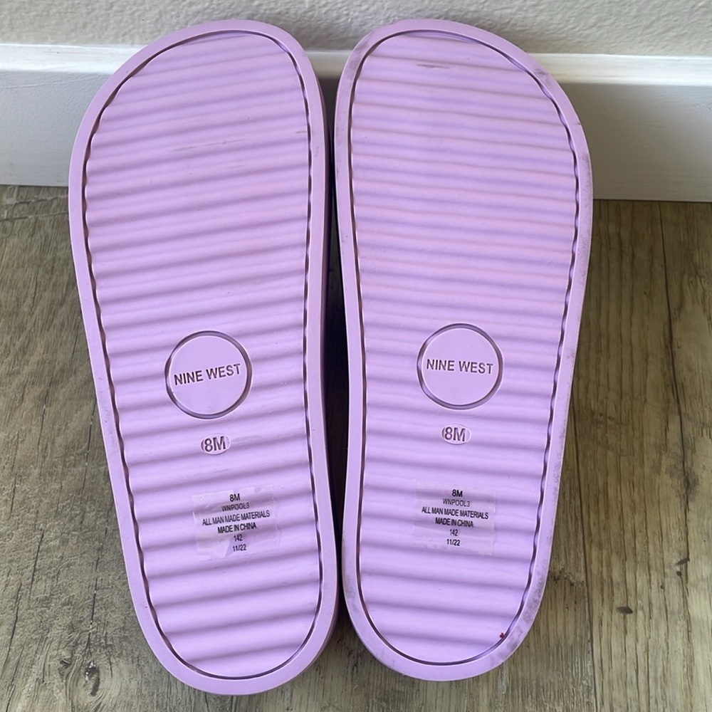NWT! Nine West Platform Pool Slides - Picture 12 of 12